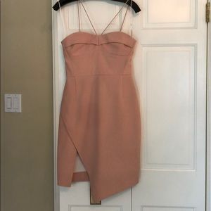Dusty rose party dress